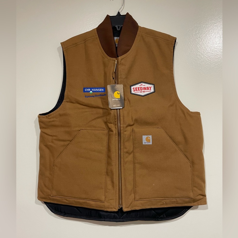 Mens Carhartt “Brown Duck” Vest